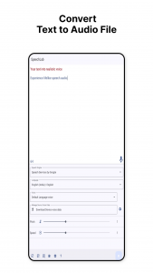 اسکرین شات 1 برنامه SpeechLab - Text To Speech TTS
