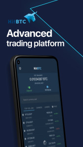 اسکرین شات 1 برنامه HitBTC cryptocurrency exchange