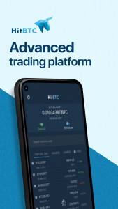 اسکرین شات 1 برنامه HitBTC cryptocurrency exchange