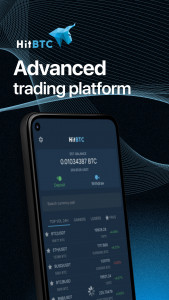 اسکرین شات برنامه HitBTC cryptocurrency exchange 1