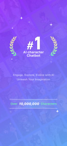 اسکرین شات 1 برنامه HiWaifu: AI Friend & Waifu Hub
