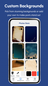 اسکرین شات 5 برنامه Photex Basic: Urdu Post Maker