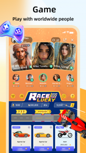 اسکرین شات برنامه Gemgala - Party & Chat & Games 3