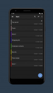اسکرین شات 7 برنامه Notepad Notes