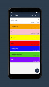 اسکرین شات 1 برنامه Notepad Notes