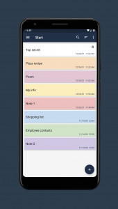 اسکرین شات 2 برنامه Notepad Notes