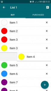 اسکرین شات 3 برنامه Shopping list. CheckList