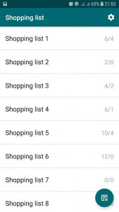 اسکرین شات برنامه Shopping list 1