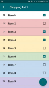 اسکرین شات 5 برنامه Shopping list. CheckList