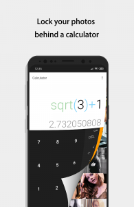 اسکرین شات برنامه Calculator - photo vault 1