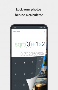 اسکرین شات برنامه Calculator - hide photos 1