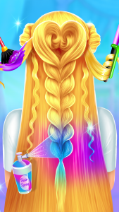 اسکرین شات بازی Braided Hair Salon MakeUp Game 3