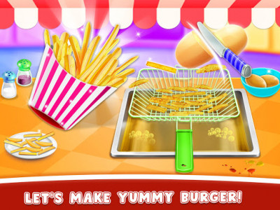 اسکرین شات برنامه Fast Food Burger Meal Maker 3
