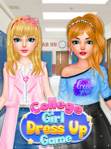 اسکرین شات برنامه College Girl Dress Up Makeover: Fashion Game 7