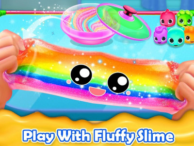 اسکرین شات برنامه Fluffy Unicorn Slime Maker 4