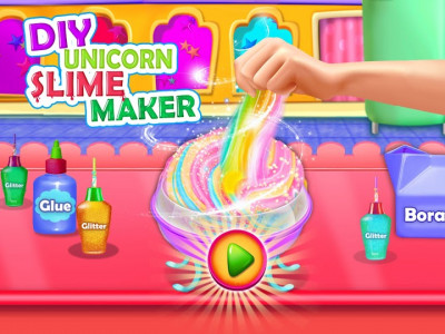 اسکرین شات برنامه Fluffy Unicorn Slime Maker 6