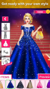 اسکرین شات بازی Model Fashion Red Carpet: Dress Up Game For Girls 4