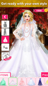 اسکرین شات بازی Fashion Wedding Dress Up Designer: Games For Girls 2