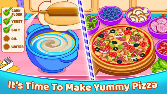اسکرین شات بازی Pizza Maker Cooking Girls Game 2
