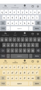 اسکرین شات برنامه Cool Fonts - Fancy Keyboard 1