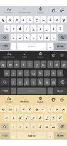 اسکرین شات برنامه Fonts Keyboard - Cool Symbols 1