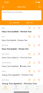 اسکرین شات 1 برنامه Fancy Text Symbols