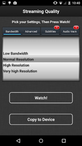 اسکرین شات برنامه VLC Streamer Free 4