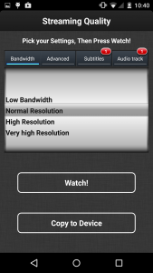 اسکرین شات برنامه VLC Streamer Lite 4