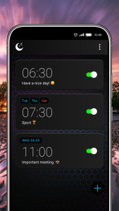 اسکرین شات برنامه Alarm Clock 2