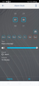 اسکرین شات 8 برنامه Music Alarm Clock - Alarmus