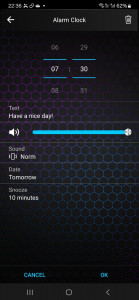 اسکرین شات برنامه Alarm Clock 7
