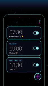 اسکرین شات 2 برنامه Music Alarm Clock - Jinglist