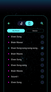 اسکرین شات 5 برنامه Music Alarm Clock - Jinglist