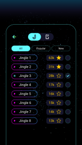 اسکرین شات 4 برنامه Music Alarm Clock - Jinglist