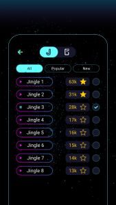 اسکرین شات 5 برنامه Music Alarm Clock - Jinglist