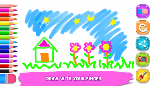 اسکرین شات برنامه Kids Art & Drawing Game 4