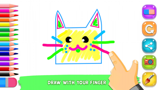 اسکرین شات برنامه Kids Art & Drawing Game 1