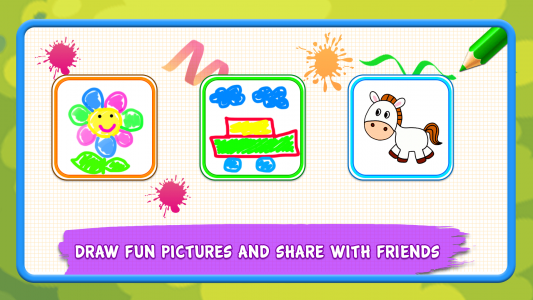 اسکرین شات برنامه Kids Art & Drawing Game 3