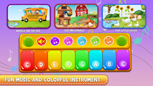 اسکرین شات بازی Piano Game: Kids Music Game 1