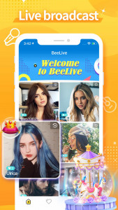 اسکرین شات 1 برنامه BeeLive-Live Stream