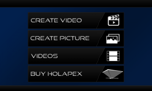 اسکرین شات برنامه Holapex Hologram Video Maker 2