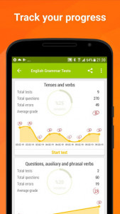 اسکرین شات برنامه English Grammar Tests 5