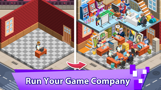 اسکرین شات بازی Video Game Tycoon idle clicker 1