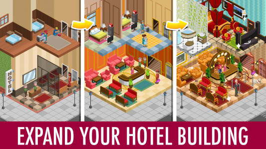 اسکرین شات بازی Hotel Tycoon Empire: Idle game 5