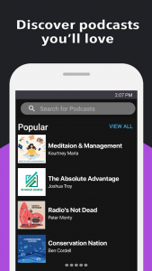 اسکرین شات 3 برنامه Podcasts Home