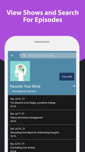 اسکرین شات 4 برنامه Podcasts Home