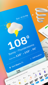 اسکرین شات 2 برنامه Weather Home - Live Radar