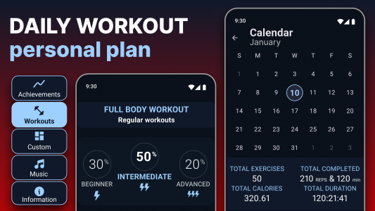اسکرین شات برنامه Home Workout - Daily Workout 1