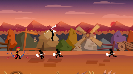 اسکرین شات بازی Stick Fight: Shadow Archer 1