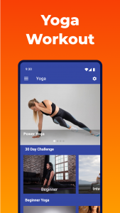 اسکرین شات 2 برنامه Daily Yoga Workout+Meditation